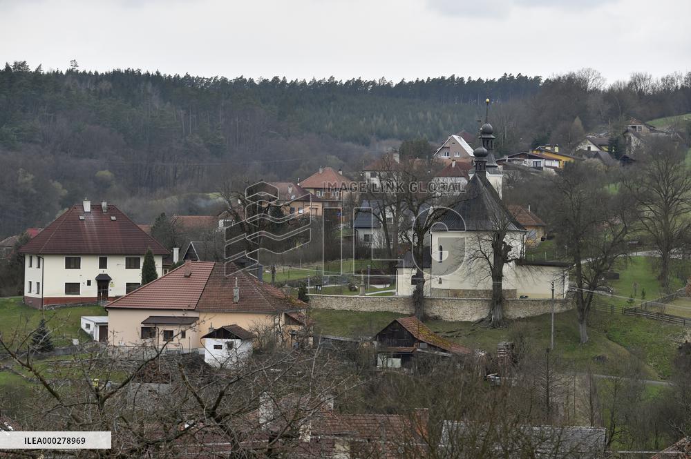 Village Vlachovice-Vrbetice, Czech Republic