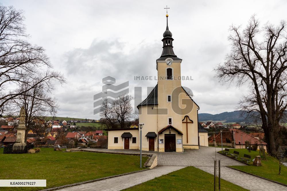 Village Vlachovice-Vrbetice, Czech Republic
