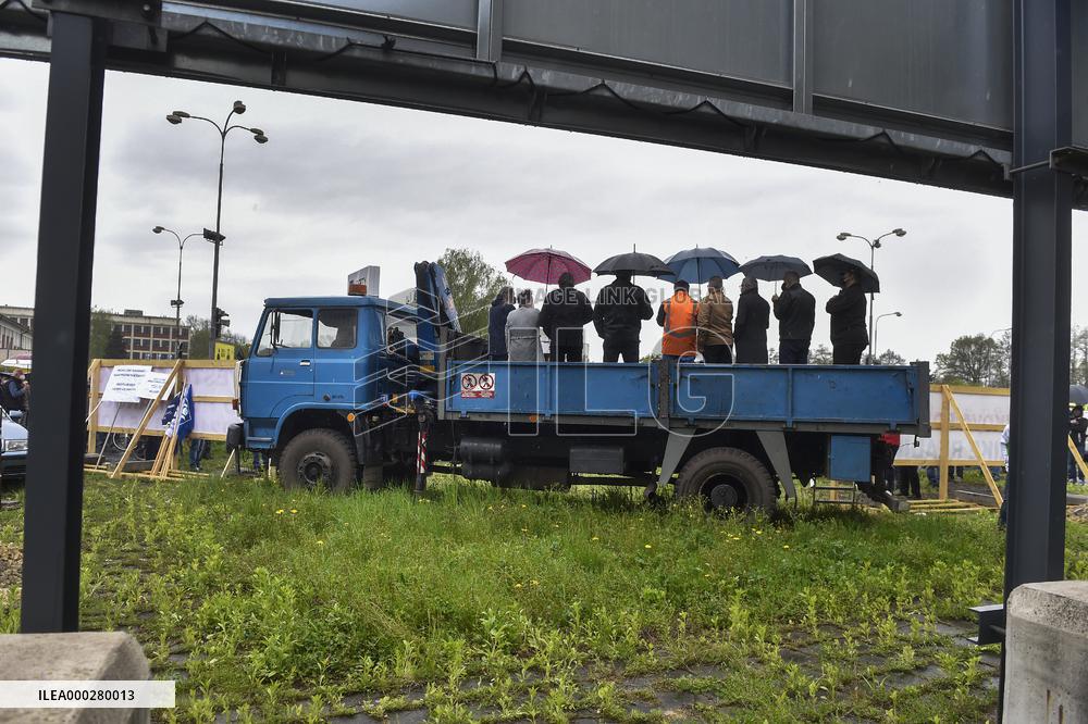 Liberty Ostrava, protest