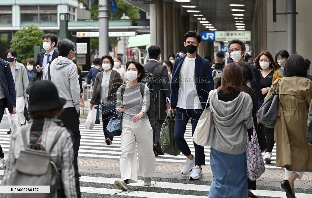 Scene from Kobe amid coronavirus pandemic