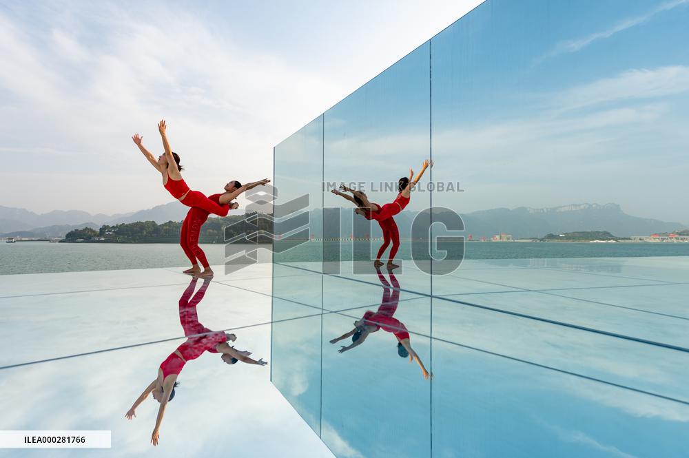 China Three Gorges Dam Yoga
