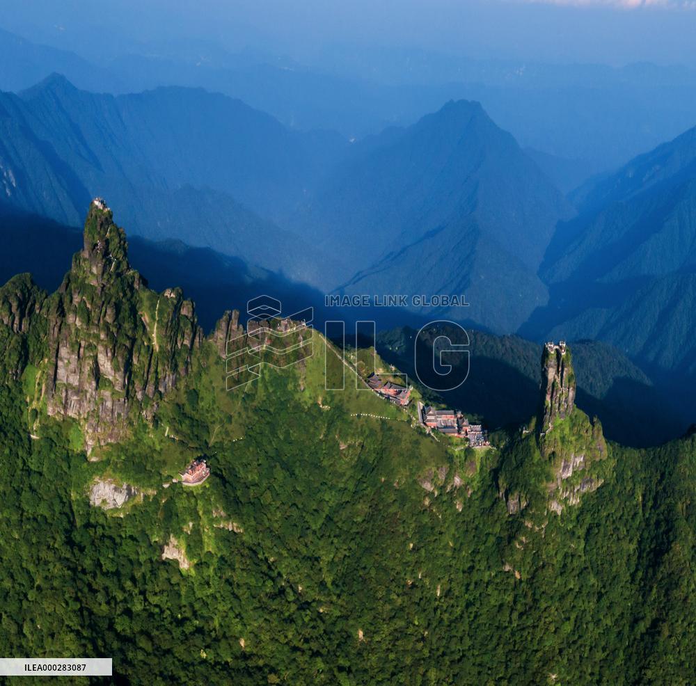 World natural heritage fanjing mountain in Guizhou,China
