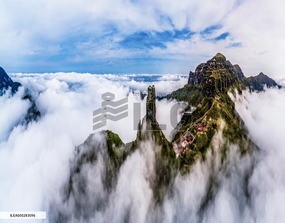 World natural heritage fanjing mountain in Guizhou,China