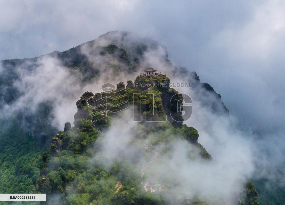 World natural heritage fanjing mountain in Guizhou,China