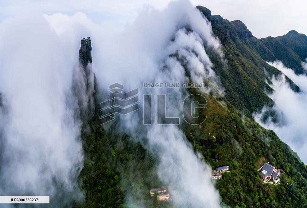 World natural heritage fanjing mountain in Guizhou,China