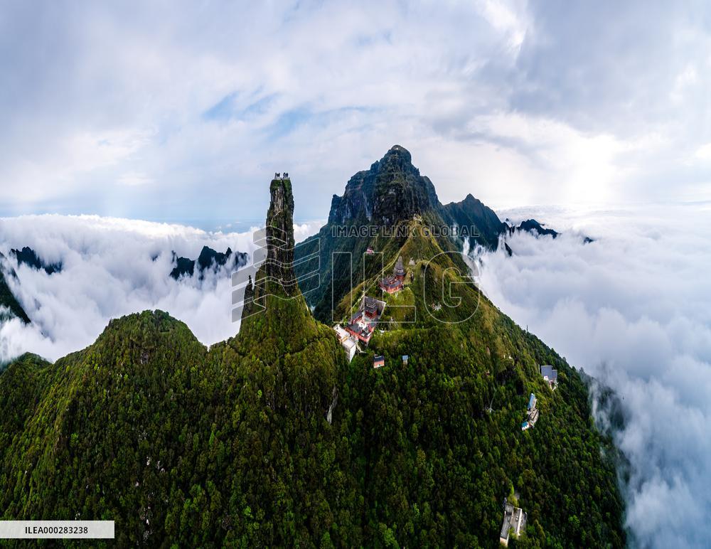 World natural heritage fanjing mountain in Guizhou,China