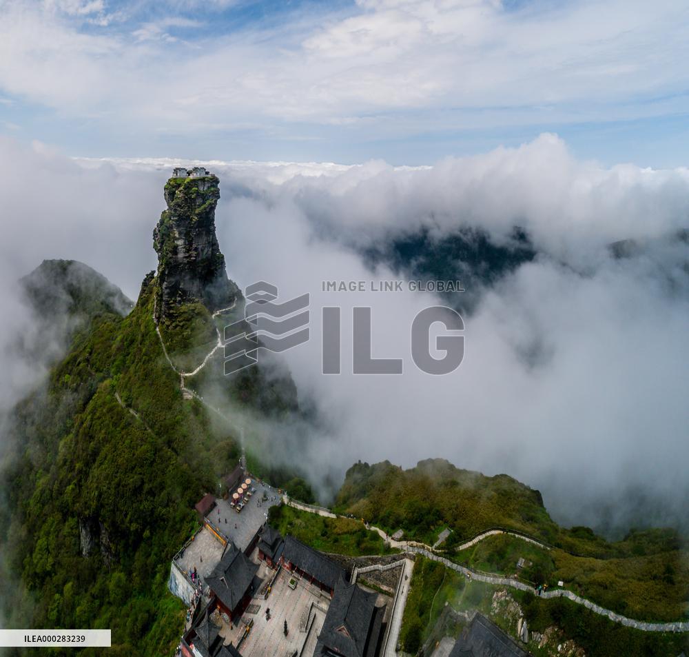 World natural heritage fanjing mountain in Guizhou,China
