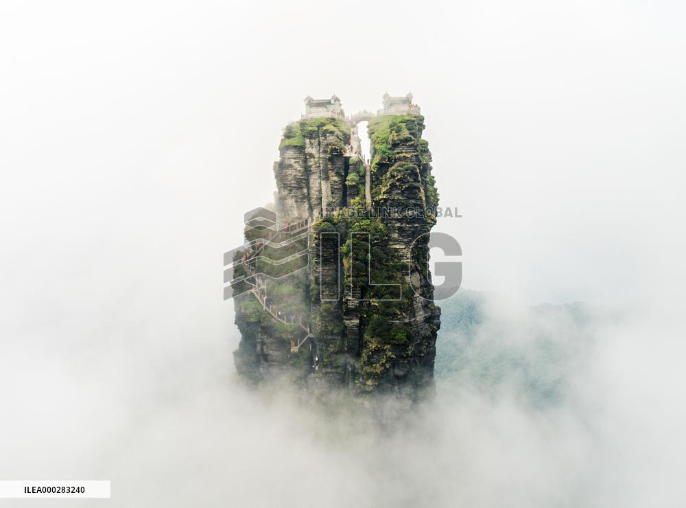 World natural heritage fanjing mountain in Guizhou,China