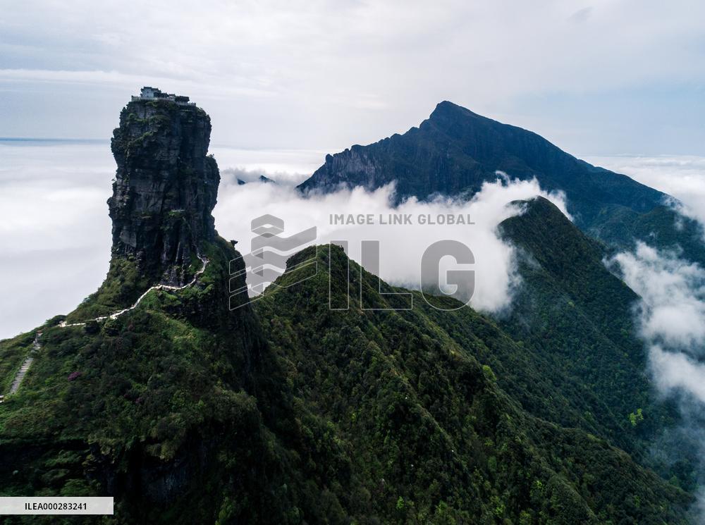 World natural heritage fanjing mountain in Guizhou,China