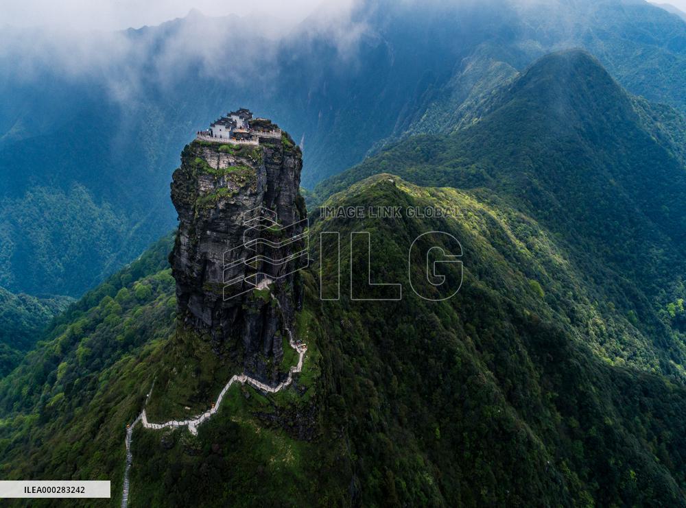 World natural heritage fanjing mountain in Guizhou,China