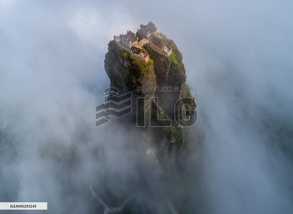 World natural heritage fanjing mountain in Guizhou,China