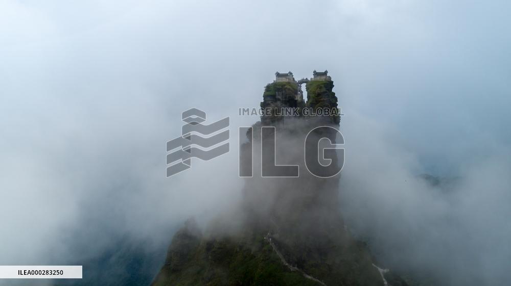 World Natural Heritage Fanjing Mountain in Guizhou,China