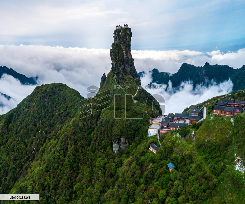 World natural heritage fanjing mountain in Guizhou,China