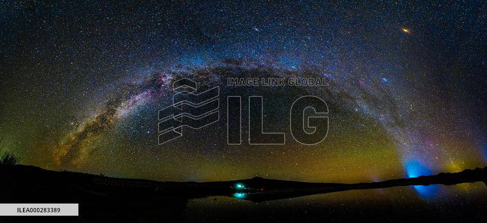 Starry Sky Over Ulan Butian Grassland