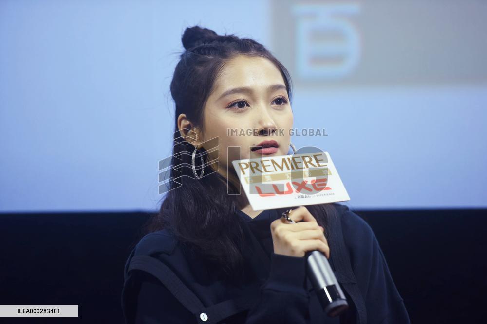 Actress Guan Xiaotong Promotes Film Oversize Love