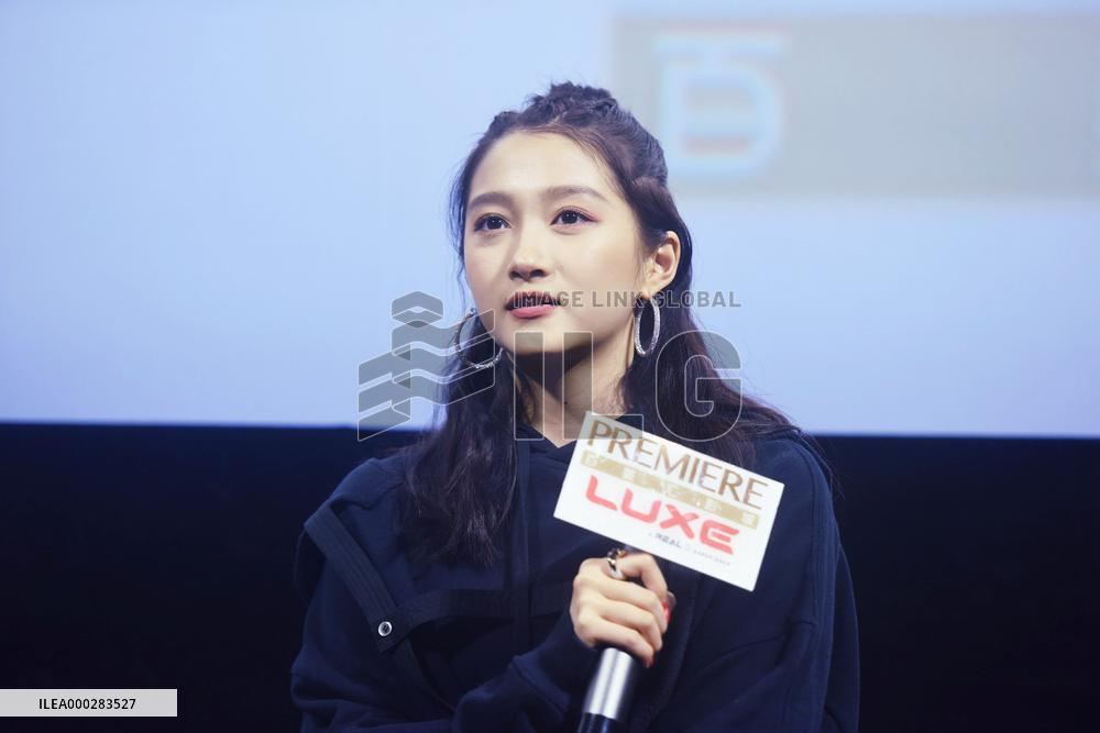 Actress Guan Xiaotong Promotes Film Oversize Love