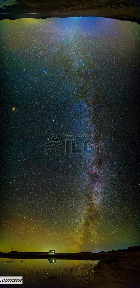 Starry Sky Over Ulan Butian Grassland