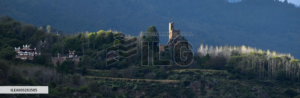 China Most Beautiful Jiaju Tibetan Village Villages