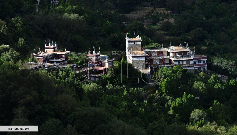 China Most Beautiful Jiaju Tibetan Village Villages