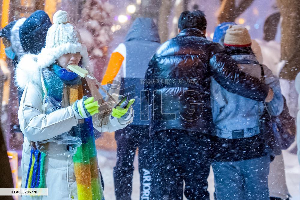 Heavy Snow Hits Harbin