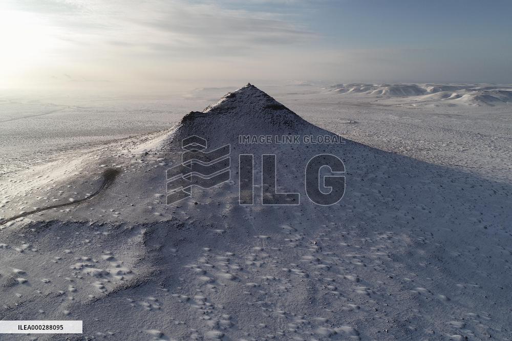 Aerial Photo Wulanhada Volcano Group No. 3