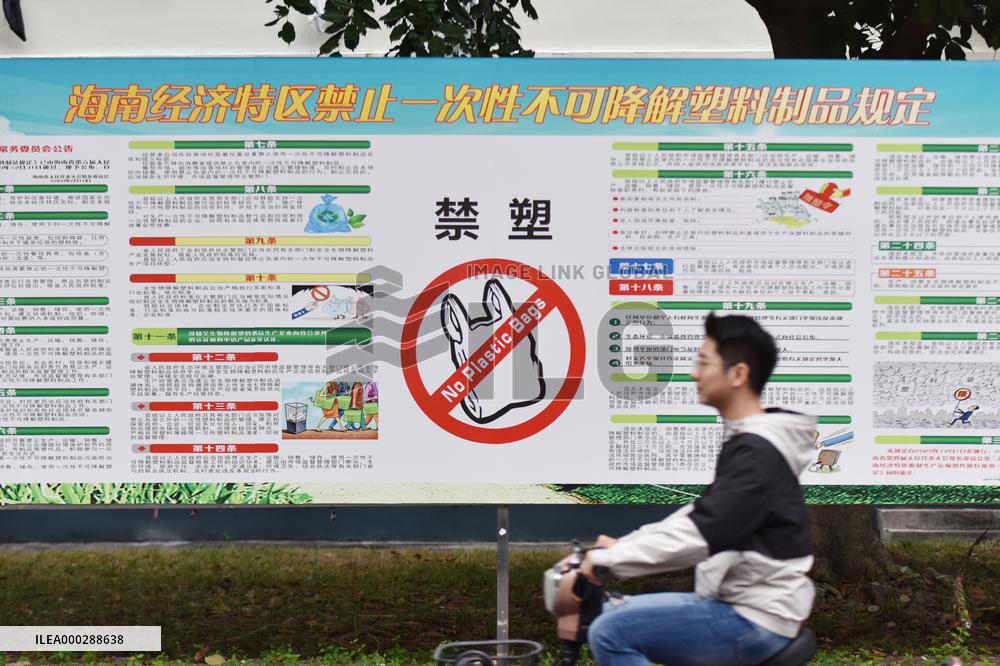 Plastic Ban In Hainan
