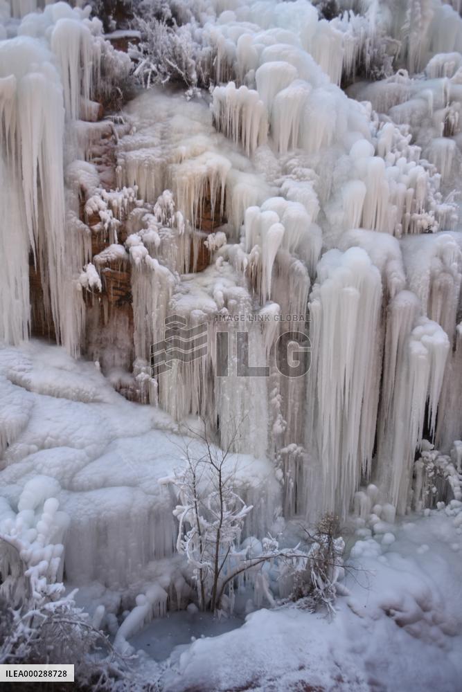 Frozen Waterfalls