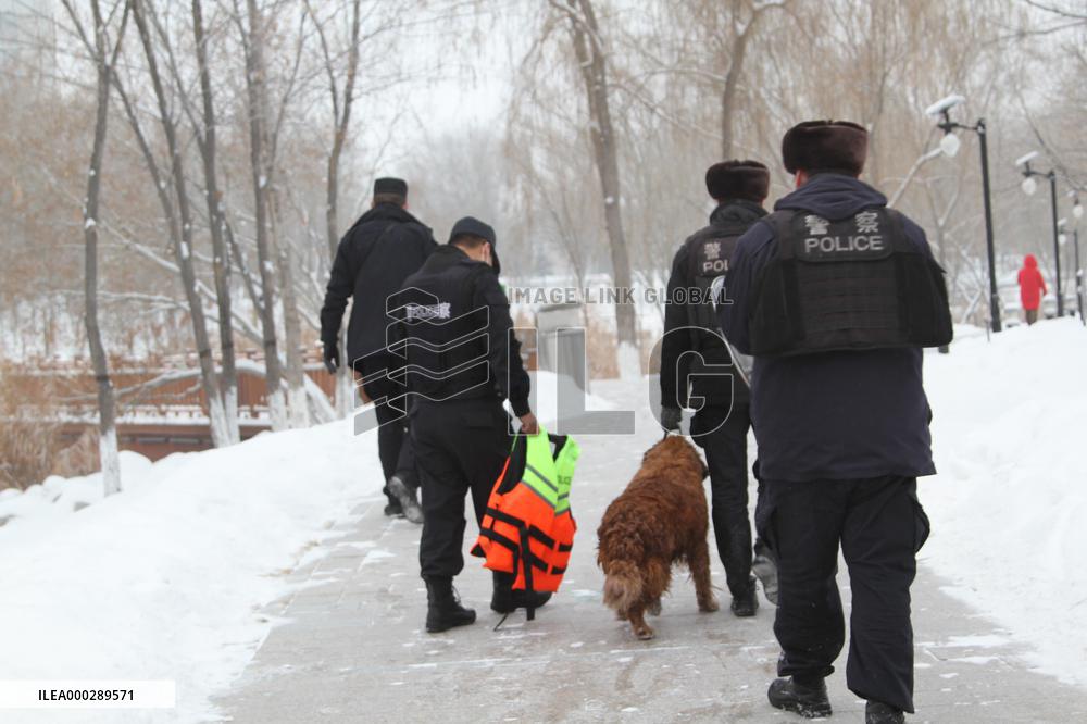 The Police Rescued The Golden Retriever
