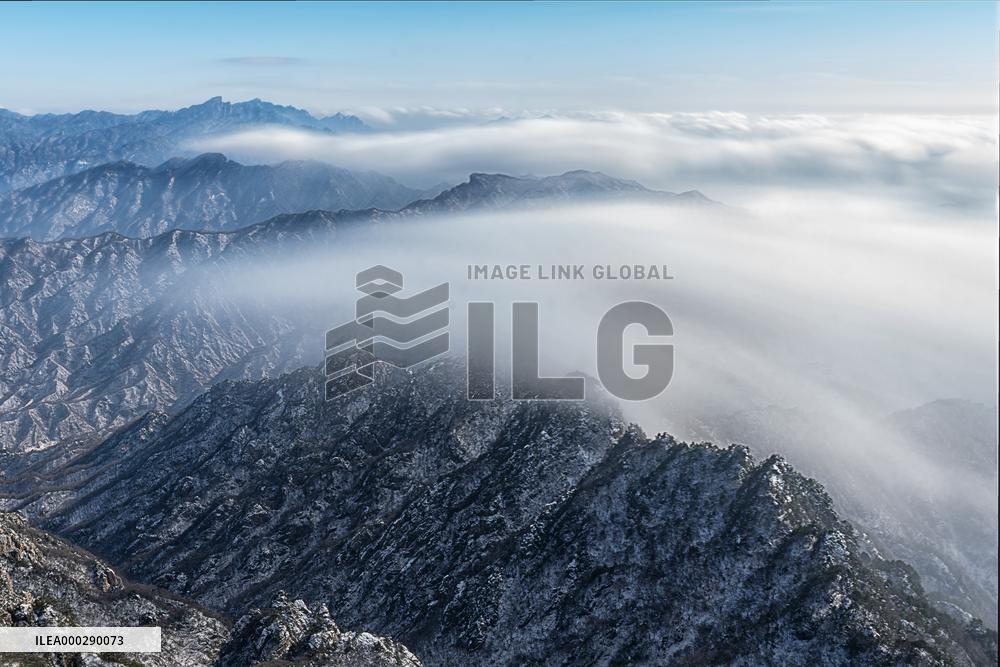 Laojun Mountain Covered With Snow