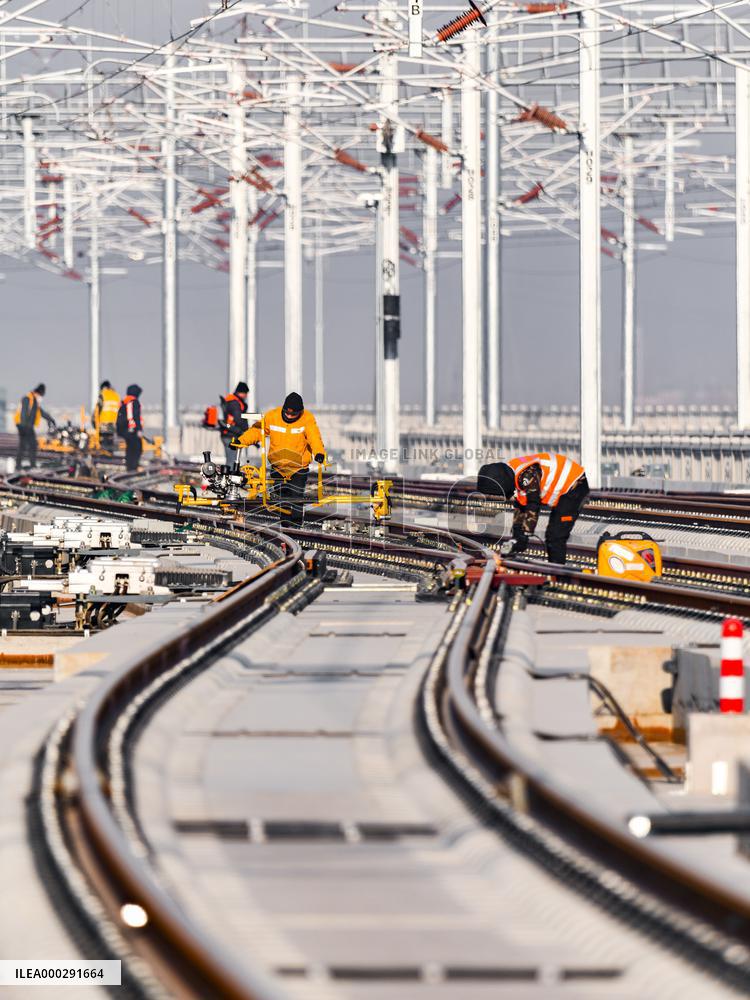 Xiongan High-speed Railway Station in Xiongan New Area