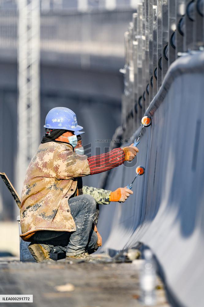 Xiongan High-speed Railway Station in Xiongan New Area