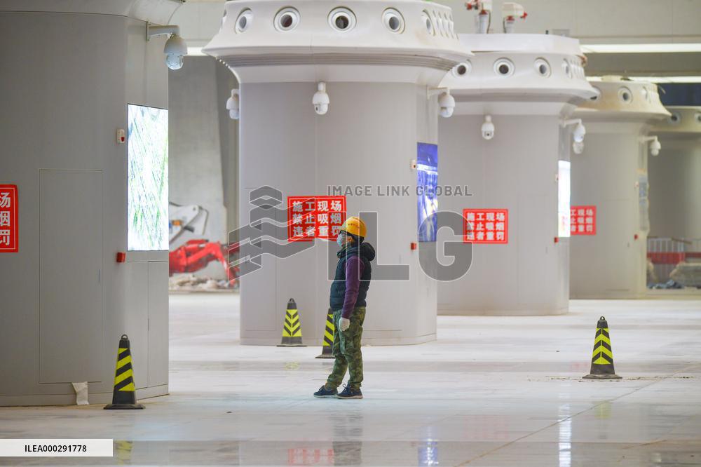 Xiongan High-speed Railway Station in Xiongan New Area