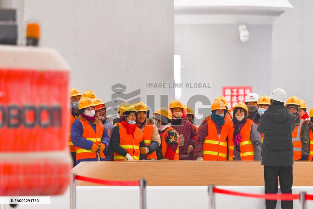 Xiongan High-speed Railway Station in Xiongan New Area