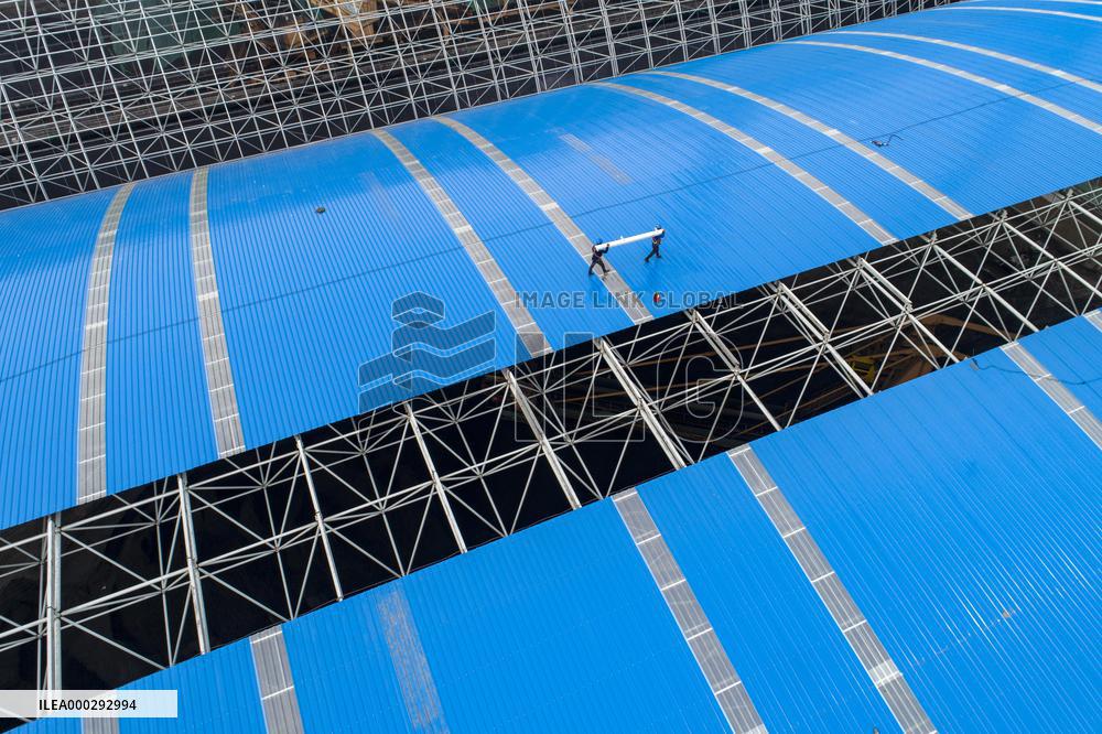 Power Plant Coal Yard Closed Transformation