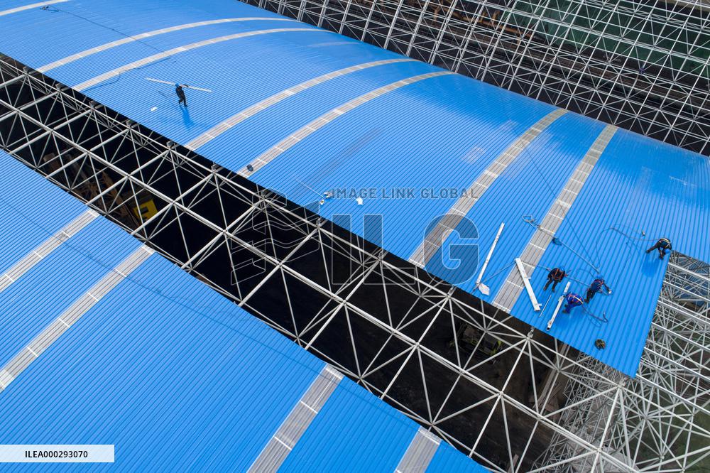 Power Plant Coal Yard Closed Transformation