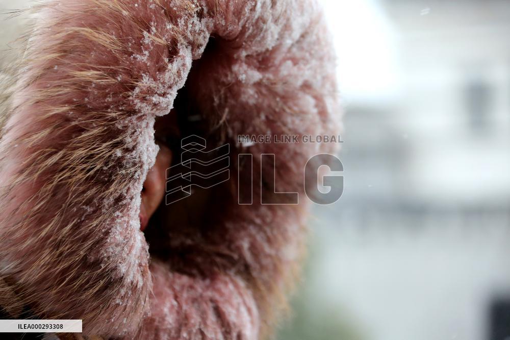 Temperature Sharp Drop In China