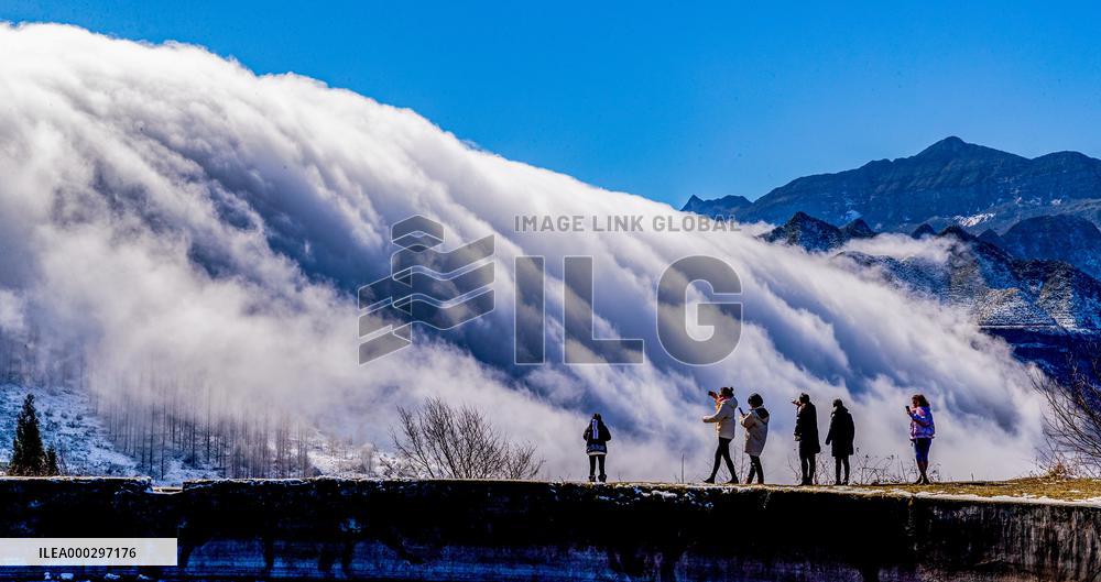 Cloud Waterfall