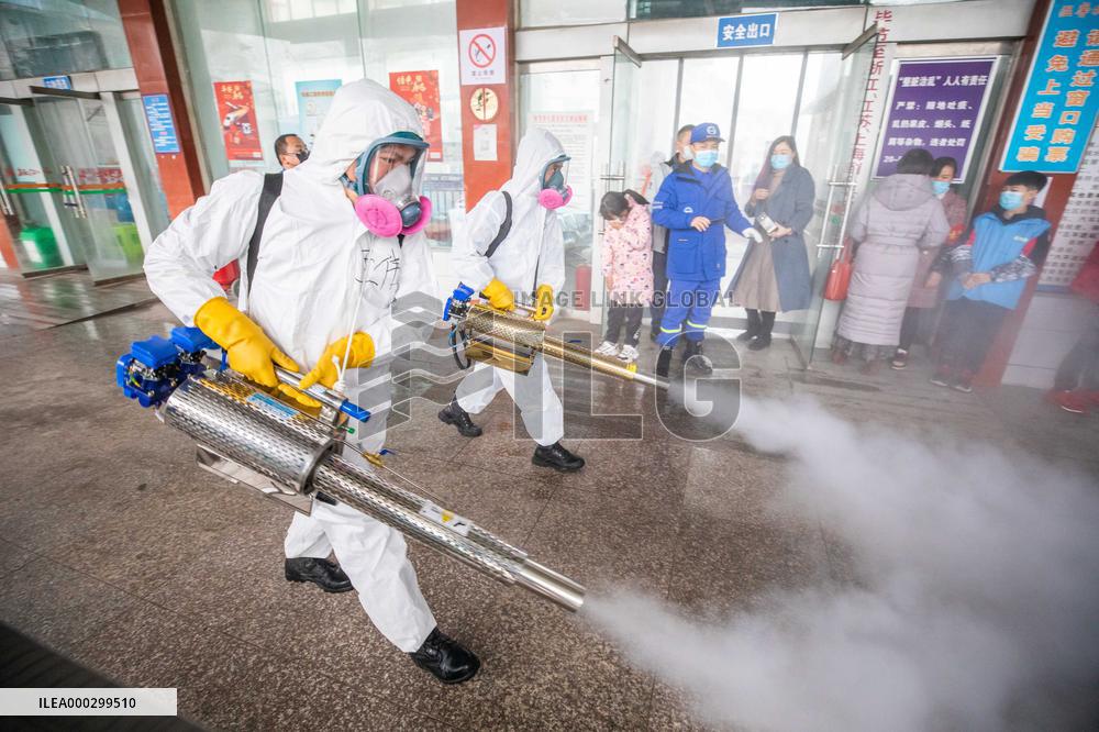 Epidemic Prevention Drills Ensure Spring Festival Travel Rush