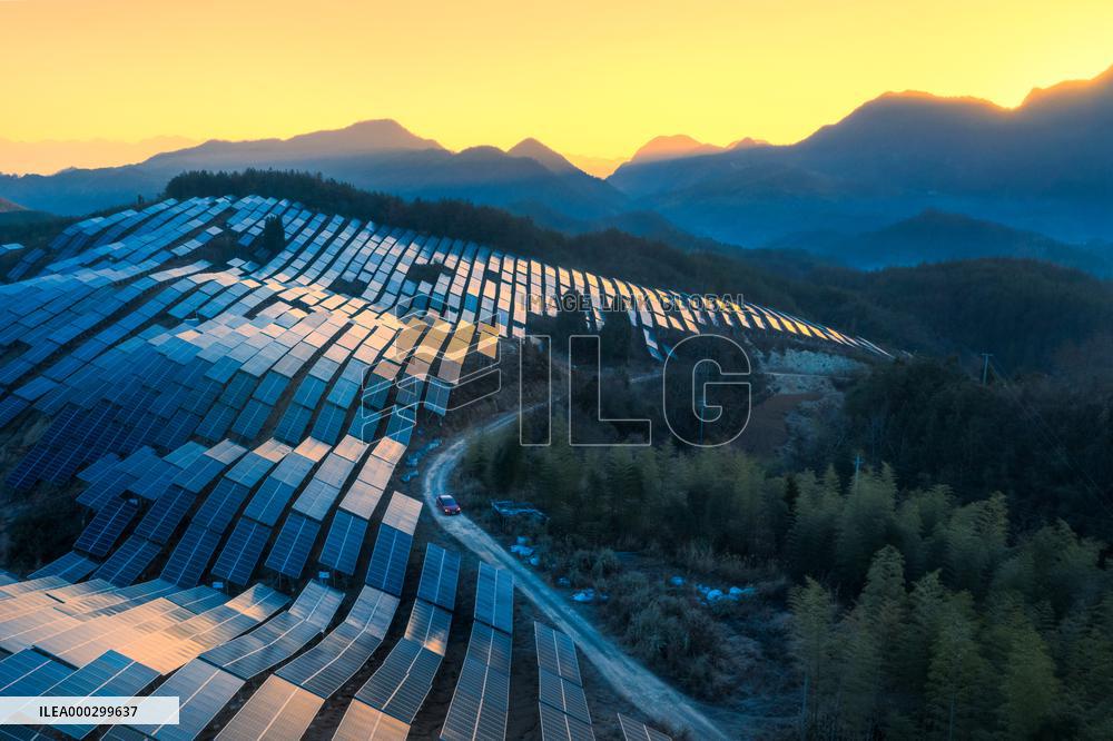 Aerial Photovoltaic Panels