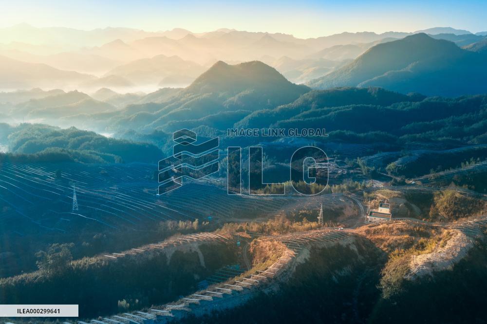 Aerial Photovoltaic Panels