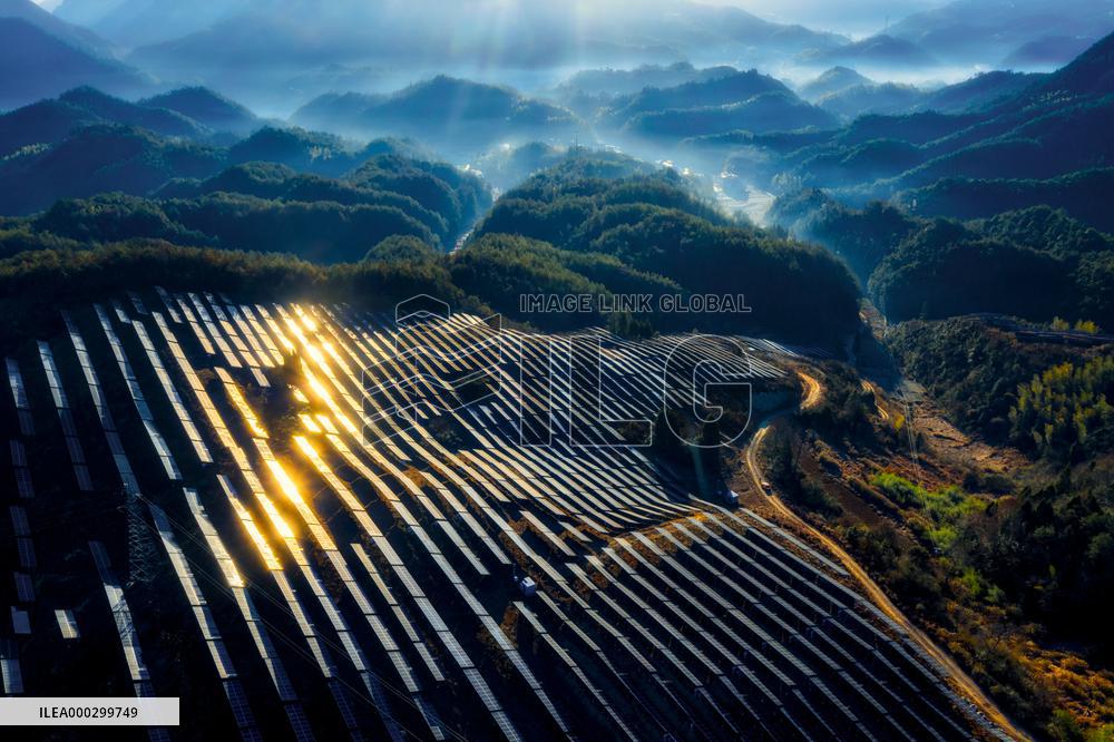 Aerial Photovoltaic Panels