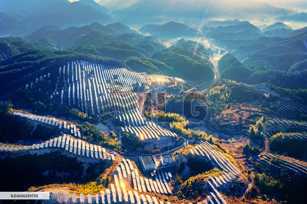 Aerial Photovoltaic Panels