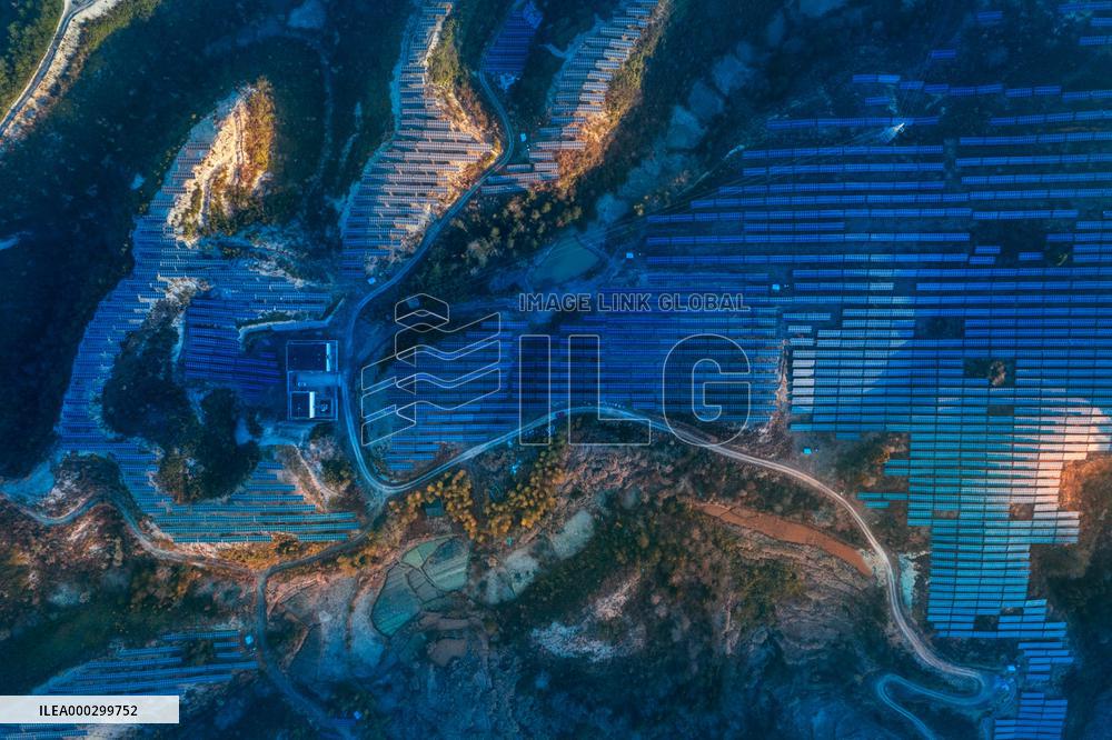 Aerial Photovoltaic Panels