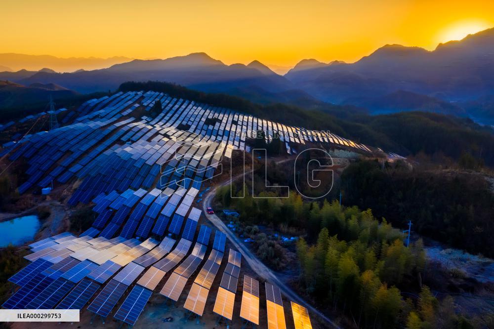 Aerial Photovoltaic Panels