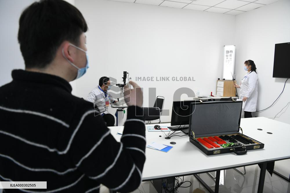 Centralized Physical Examination in Spring Conscription