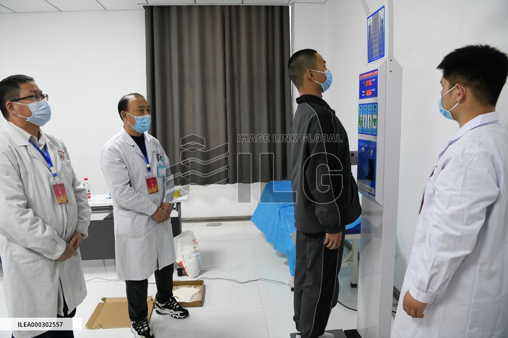 Centralized Physical Examination in Spring Conscription