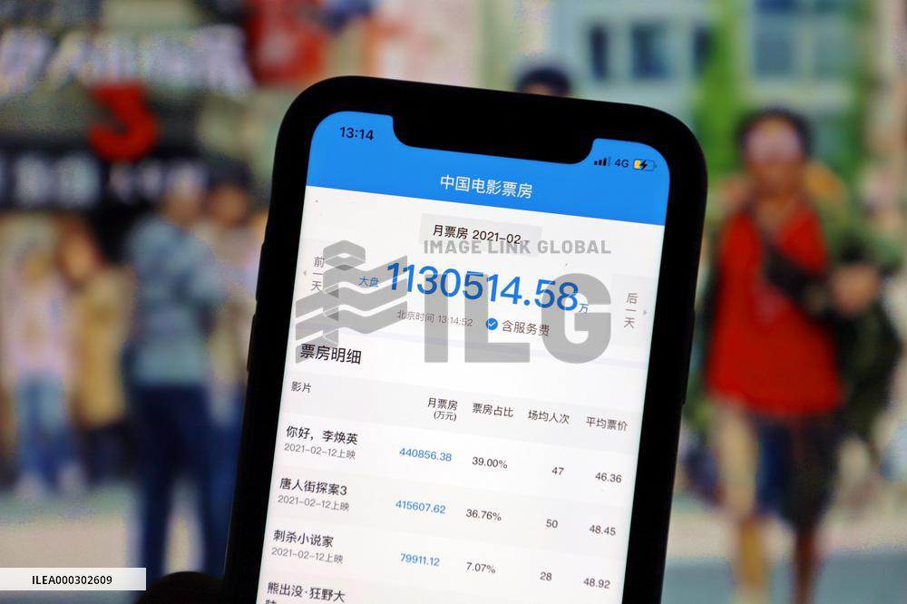 China Box Office in February