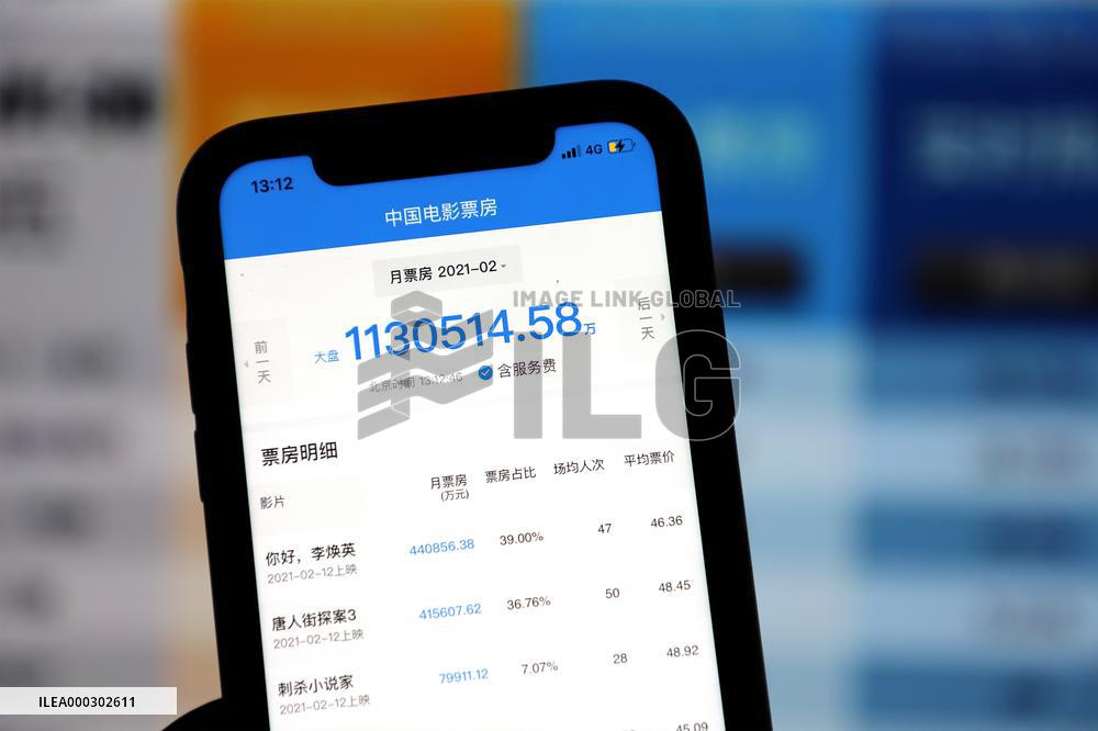 China Box Office in February