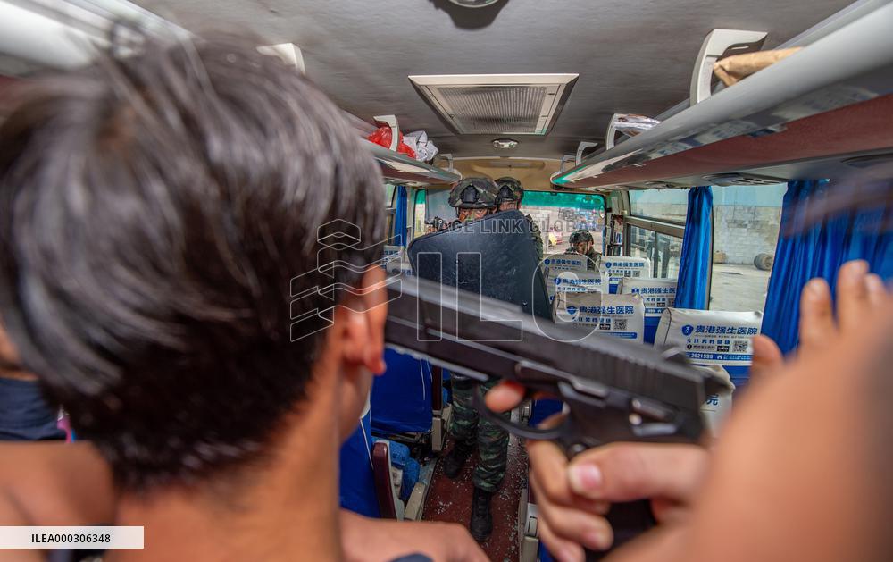 Bus Anti-hijacking Drill