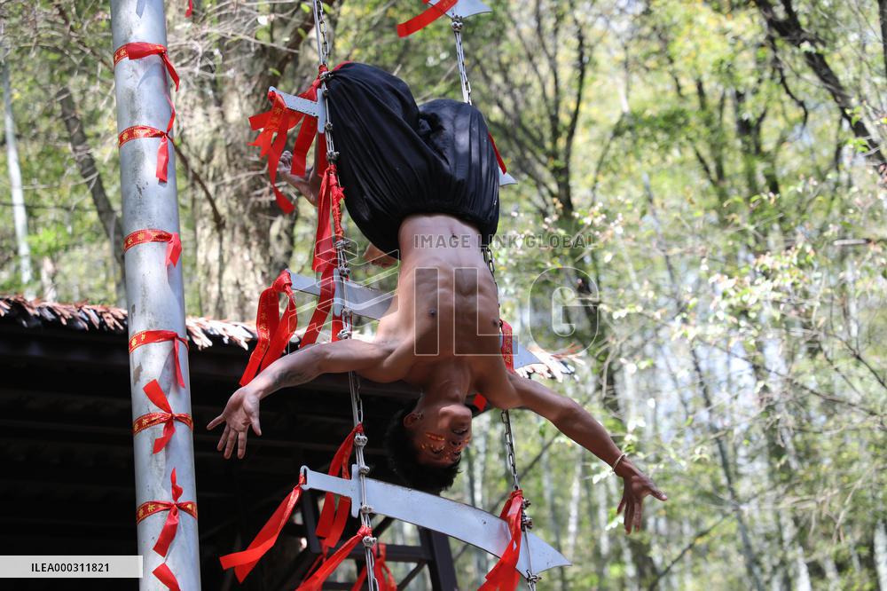 Step Barefoot On The Knife Ladder